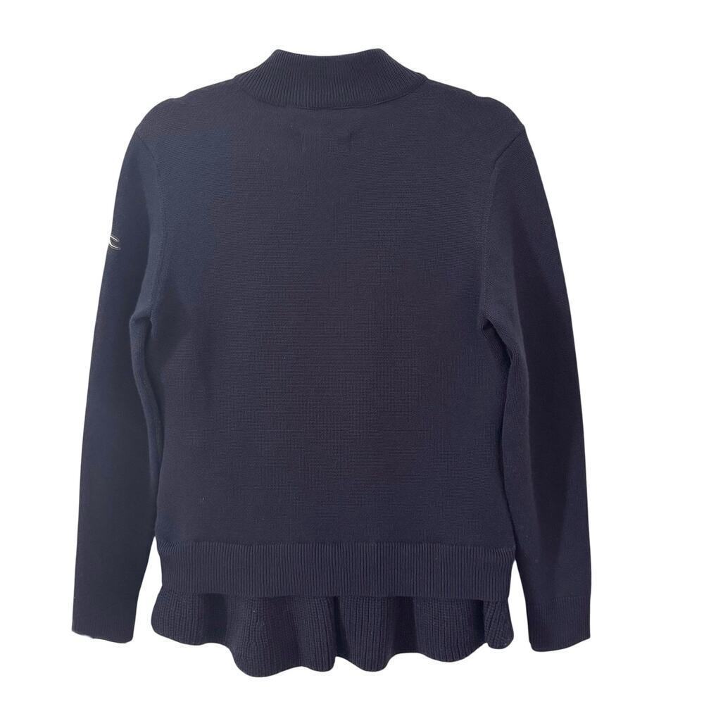 KJUS Ramona Insulation Jacket Knit Merino Wool Sweater Navy Blue Size 36 Small - Picture 9 of 14